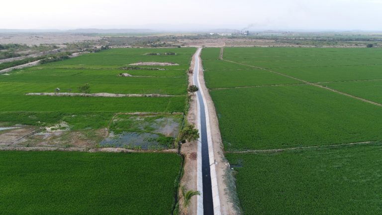 Rehabilitan 2 canales de riego en beneficio de 429 agricultores de Piura Rehabilitan 2 canales de riego en beneficio de 429 agricultores de Piura