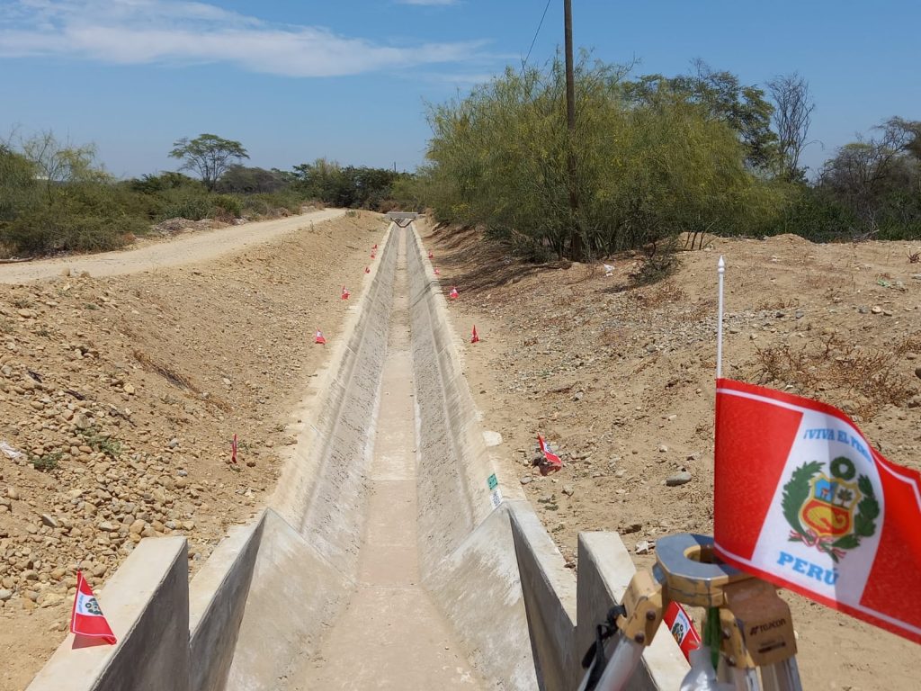 Piura: inauguran canal de riego en Sullana con una inversión de S/ 2.9 millones