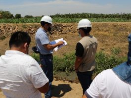 Ejecutan mantenimiento de drenes y quebradas en los canales norte y sur de Sullana