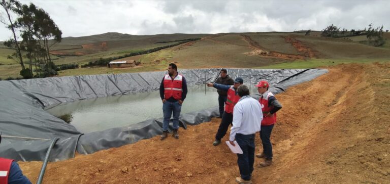 Microreservorios permitirán mejorar el riego en la Meseta Andina