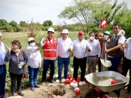 Implementarán nuevo sistema de riego en el canal de La Huaca