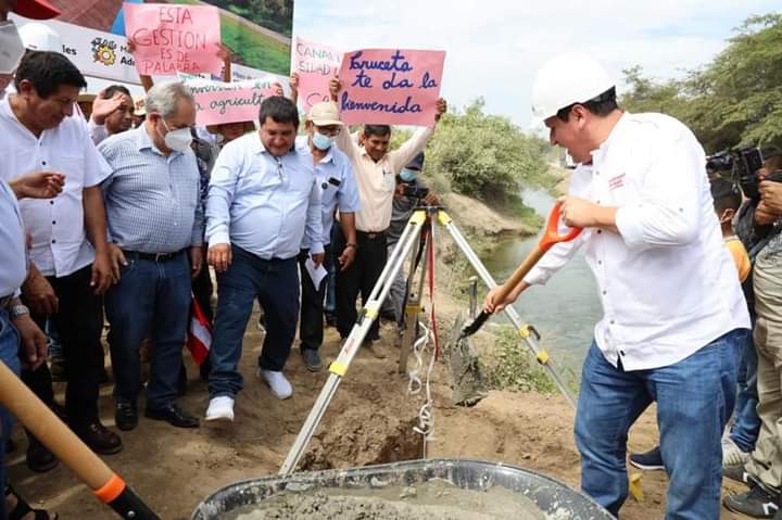 Construcción de canal de riego generará 7 mil puestos de trabajo en Cruceta 
