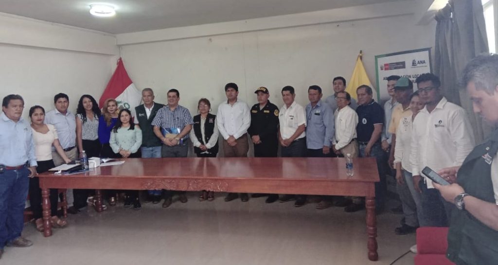 ANA promueve la conformación del Comite de Conservación para la Seguridad de la Estación Hidrológica en Chalaco
