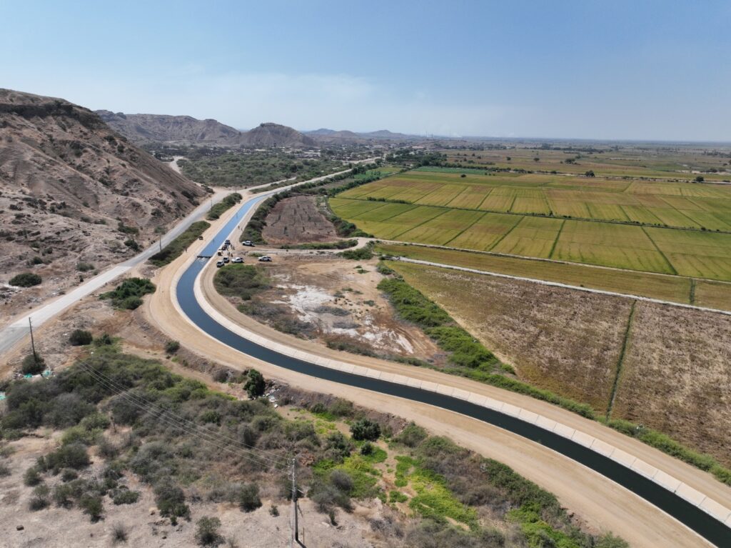 Agricultores de El Arenal y Amotape se beneficiarán con mejoramiento de canal