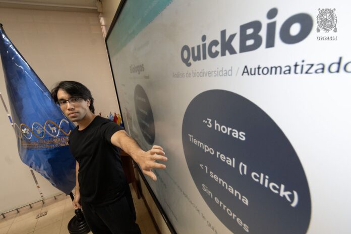 Biólogo peruano diseña software que reduce tiempos en análisis ambiental