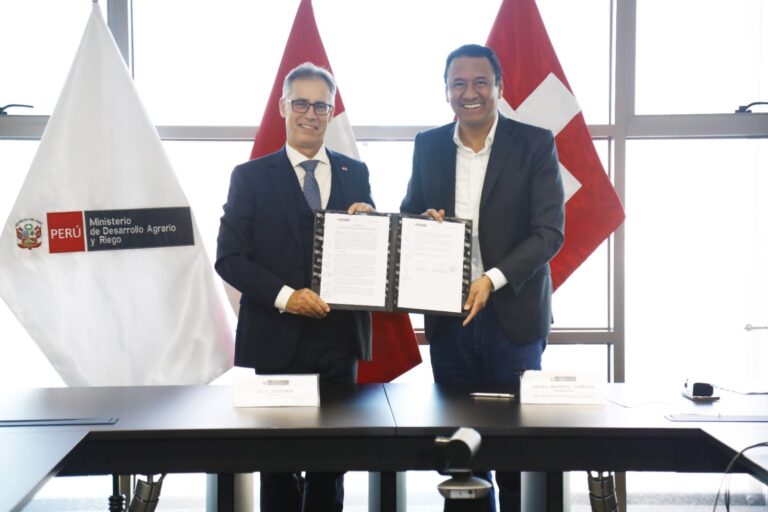 Proyectos suizos beneficiarán a más de 40 mil agricultores peruanos