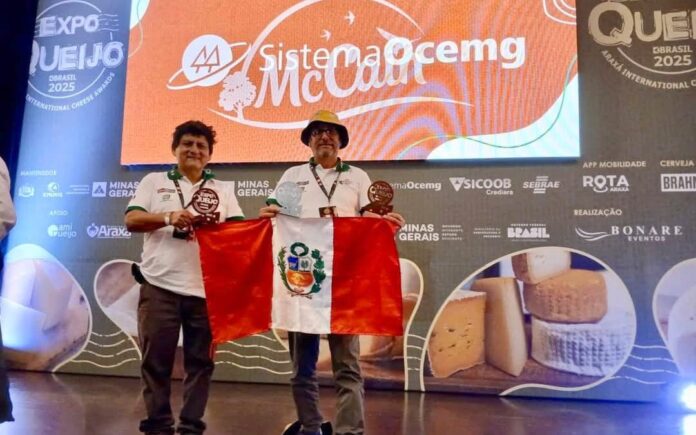 Perú gana siete medallas en concurso internacional ExpoQueijo Brasil 2025