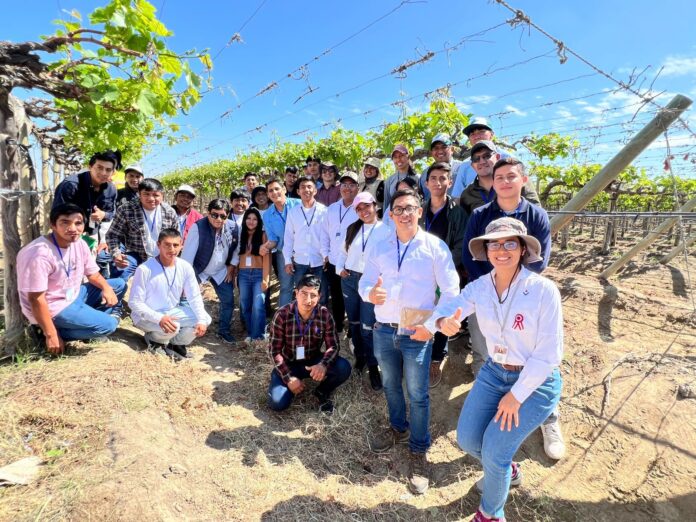 Jóvenes de Ayabaca y Huancabamba se capacitan en riego tecnificado en agroexportadora Rapel