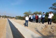 Canal López en Piura alcanza 98 % de avance Canal López en Piura alcanza 98 % de avance