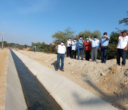 Canal López en Piura alcanza 98 % de avance Canal López en Piura alcanza 98 % de avance