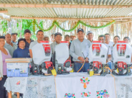 Productores de mango en Las Lomas reciben equipamiento y asistencia técnica Productores de mango en Las Lomas reciben equipamiento y asistencia técnica