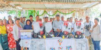 Productores de mango en Las Lomas reciben equipamiento y asistencia técnica Productores de mango en Las Lomas reciben equipamiento y asistencia técnica