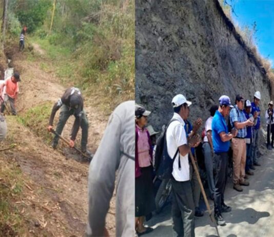 Mantenimiento de canales de riego en Huarmaca fortalece productividad agrícola