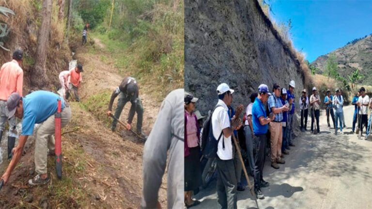 Mantenimiento de canales de riego en Huarmaca fortalece productividad agrícola