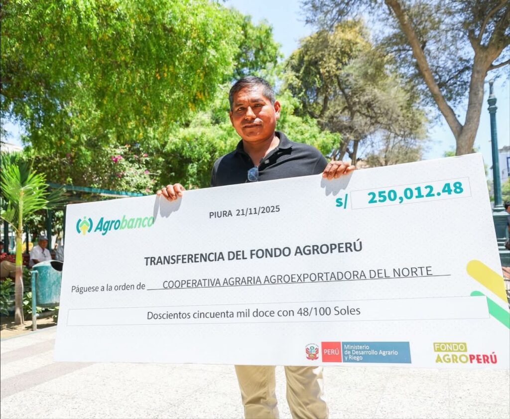 Pequeños agricultores de Piura reciben apoyo financiero para mejorar su producción