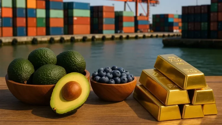 Superávit comercial del Perú crece por mayores exportaciones mineras y agroindustriales