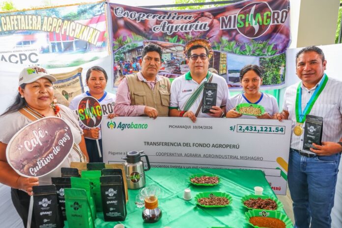 Productores de café y cacao de Satipo y Chanchamayo reciben S/ 31 millones en créditos