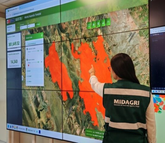 SERFOR refuerza monitoreo de incendios forestales con plataforma satelital SERFOR refuerza monitoreo de incendios forestales con plataforma satelital
