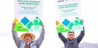MIDAGRI proyecta entregar 40 mil títulos rurales al 2026 MIDAGRI proyecta entregar 40 mil títulos rurales al 2026