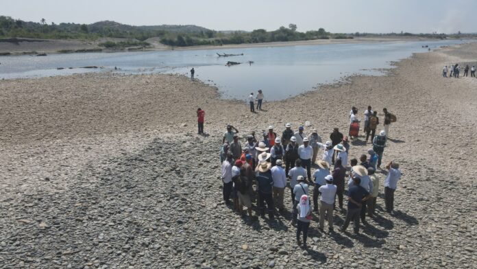 Ejecutan trabajos en el río Chira para beneficiar a más de 10 mil familias productoras en Piura