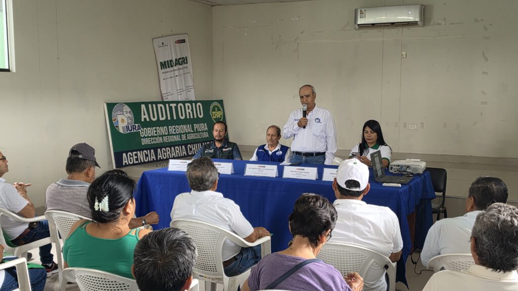 Productores del Alto Piura acceden a información sobre asociatividad agraria y financiamiento