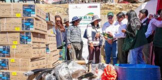 MIDAGRI entrega herramientas agrícolas a productores afectados por el sismo en Junín MIDAGRI entrega herramientas agrícolas a productores afectados por el sismo en Junín