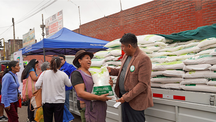 Productor de San Martín vende arroz pilado por S/1.7 millones al Estado