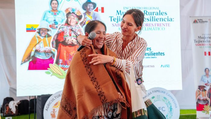 Agricultora peruana de Puno destaca en encuentro regional sobre mujeres rurales y cambio climático