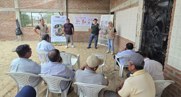PRA Buenaventura e INIA capacitan a criadores de ganado caprino en Tambogrande